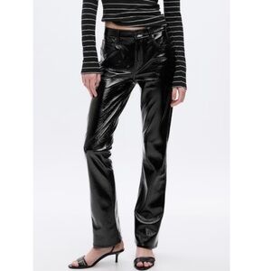 NWT Gap Baby Boot Mid Rise Vegan Leather Pant